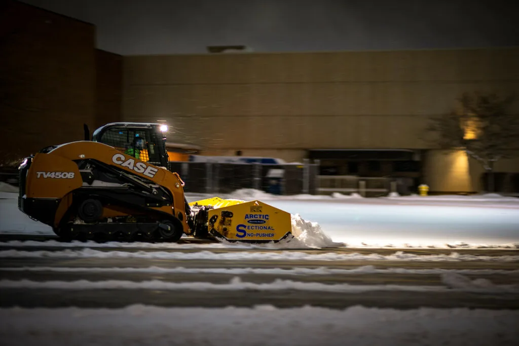 The No-BS skid steer at work in Winnipeg