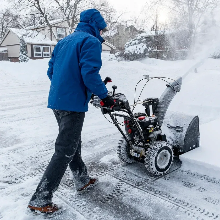 Snow cleared from a Winnipeg property by No-BS